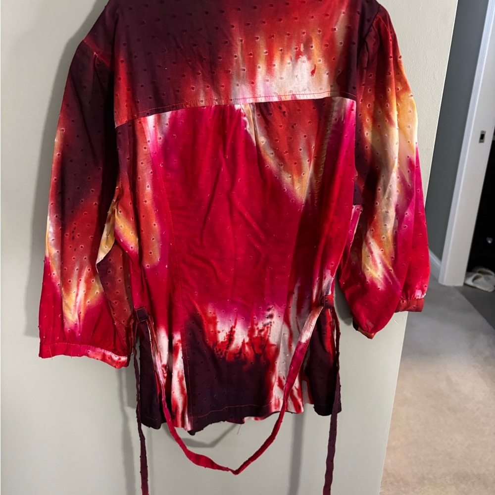 BCBGMaxAzria Multicolor Button-Up Top - Picture 3 of 3